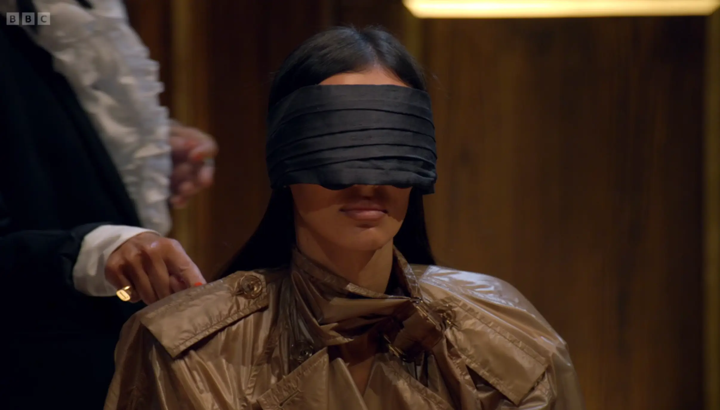 The moment Maya was selected as a traitor (BBC)