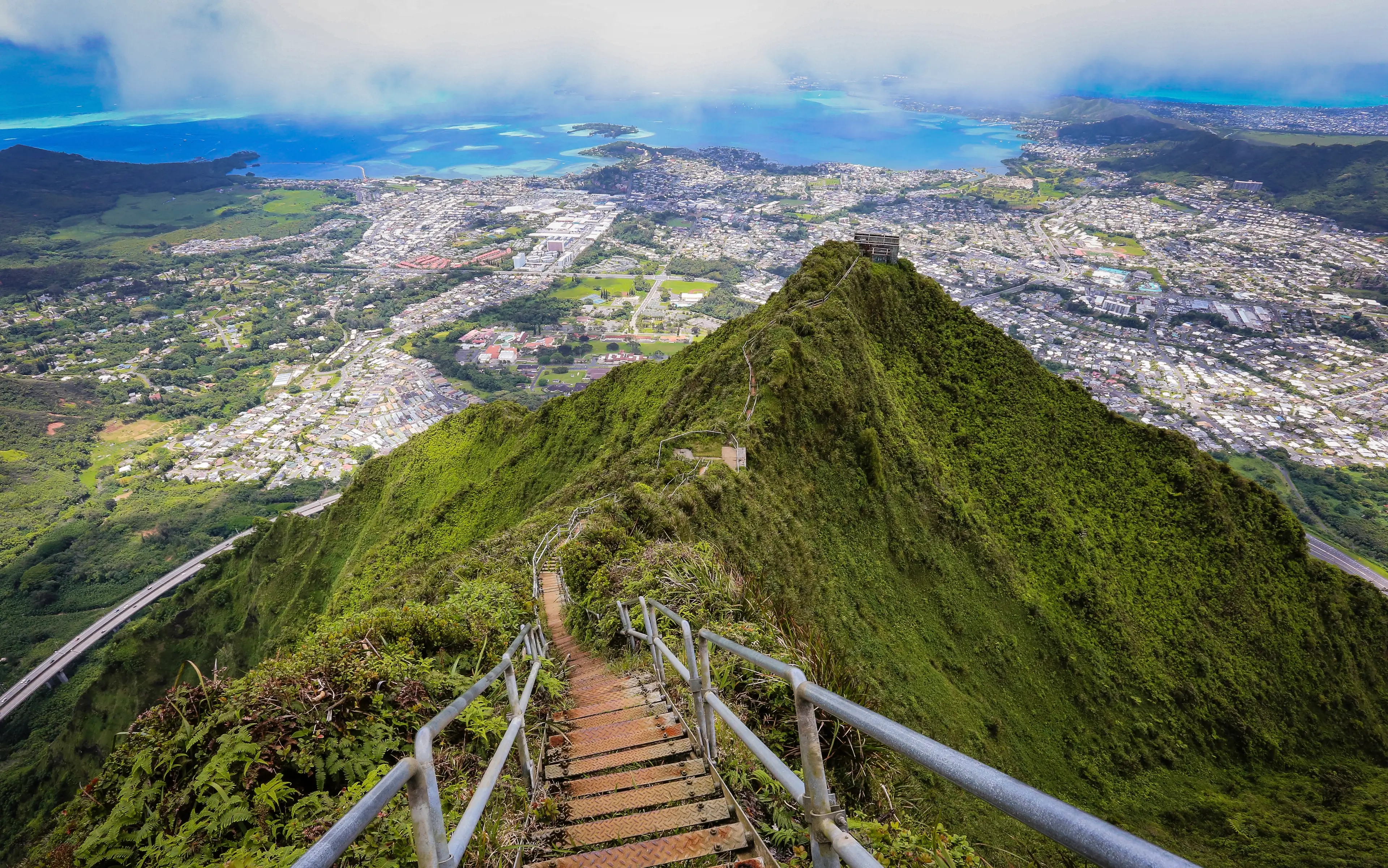 Accessing the 'Stairway To Heaven' is illegal, but daring hikers sometimes still head up there (Getty Stock Image)