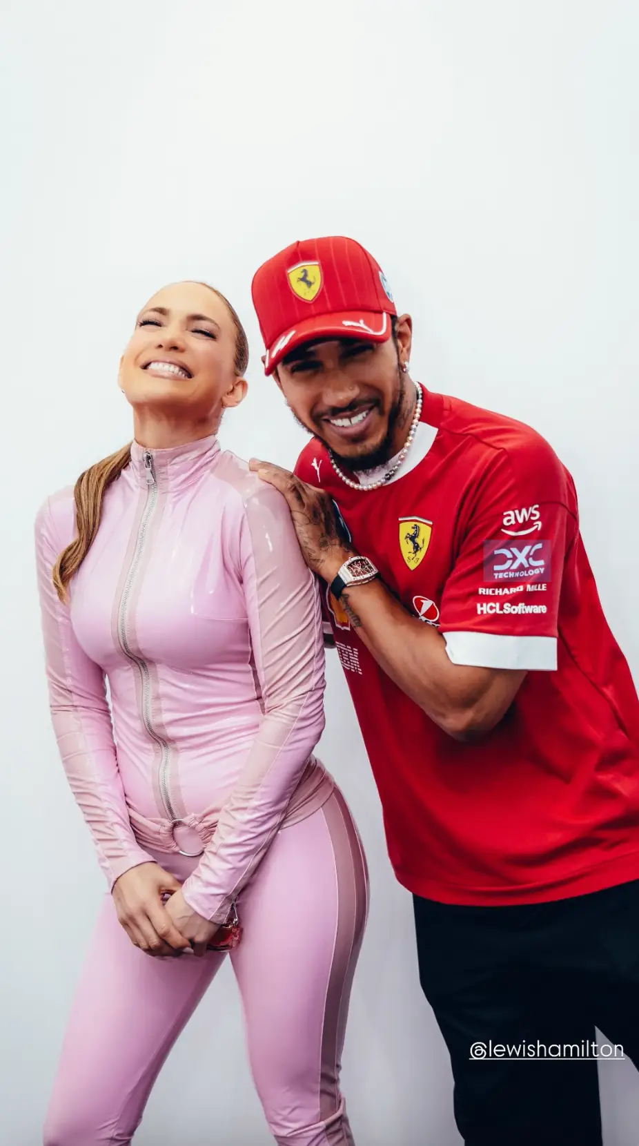 Just two good mates at the F1 it seems. (Instagram/Jlo)