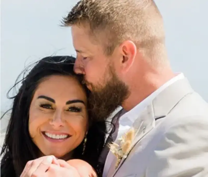 The couple had just married.