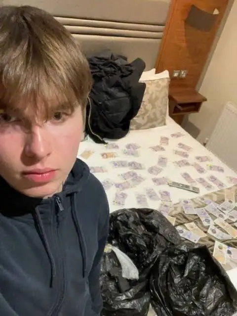 Johannes Natland flew to the UK (Counter Terrorism Policing)