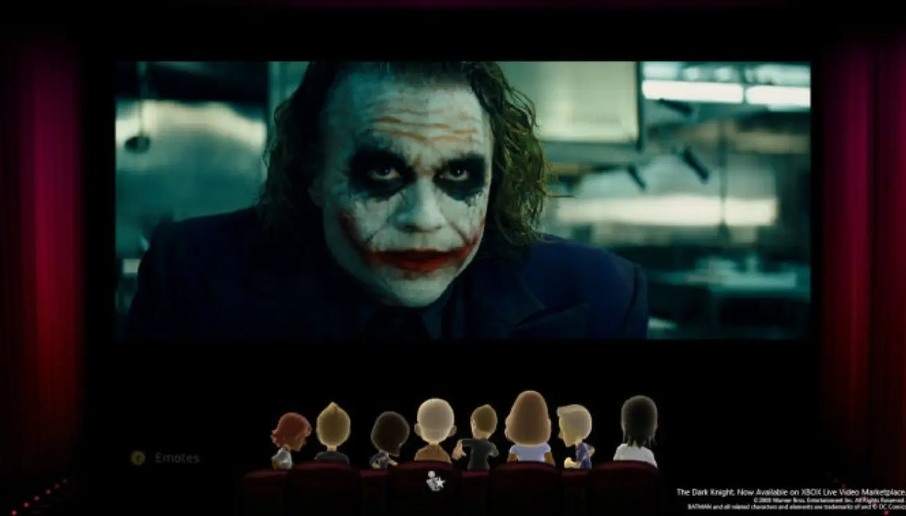 You could watch films with your friends, wherever they were in the world. (Xbox)