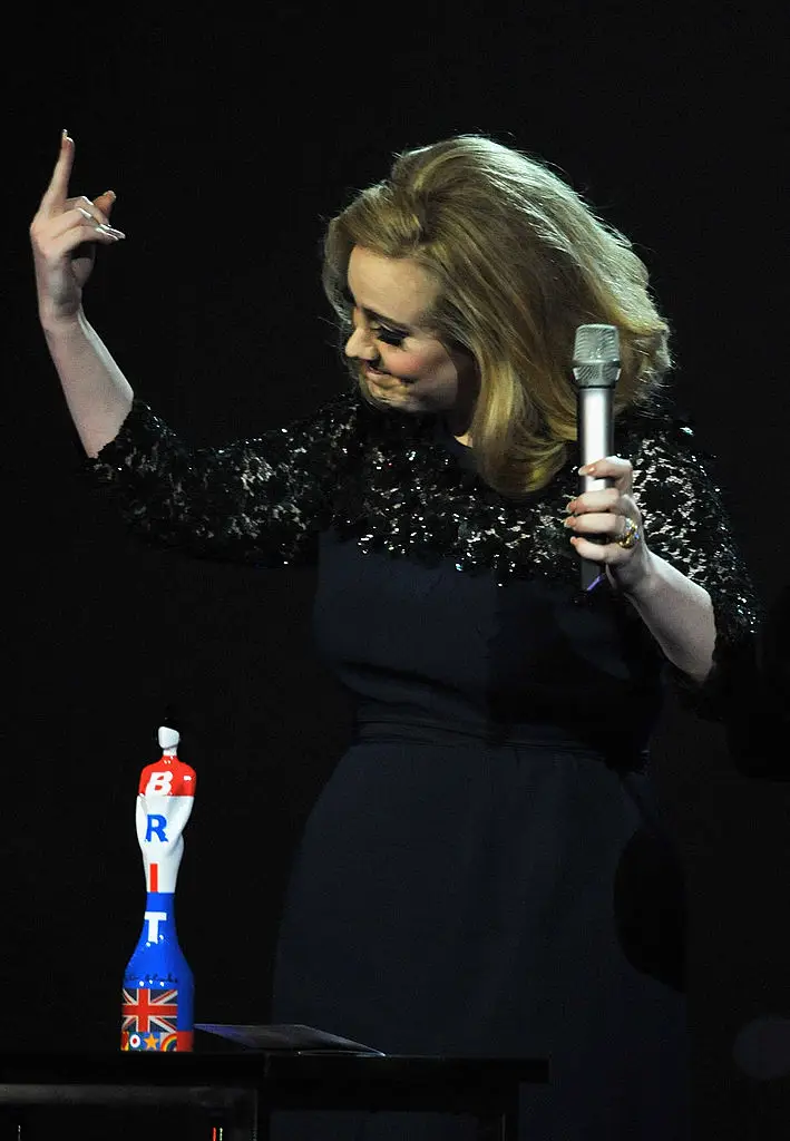 Adele was not impressed (Jon Furniss/WireImage)