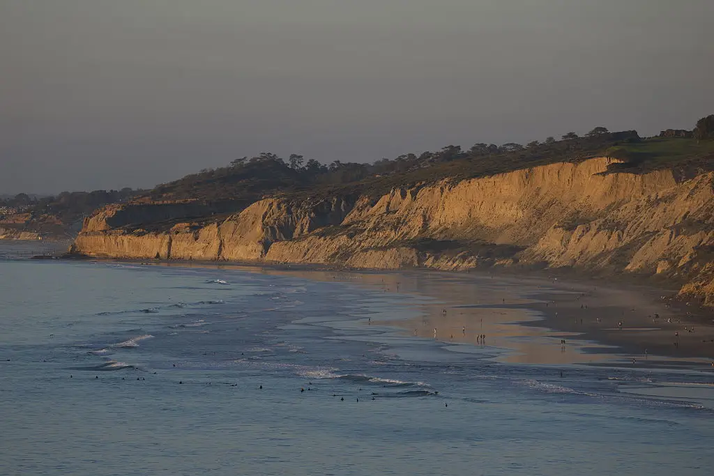 The Sunset Cliffs are a popular cliff jumping spot (Kevin Carter/Getty Images)