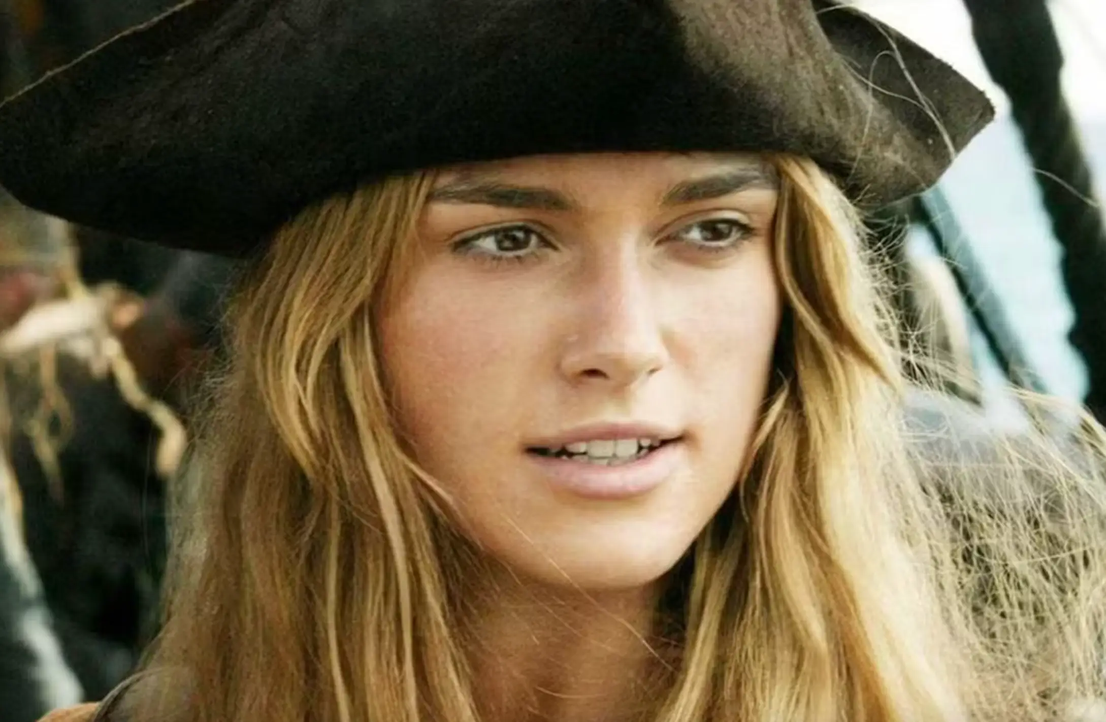Keira Knightley wasn't even legal drinking age when they shot Pirates of the Caribbean (Disney)