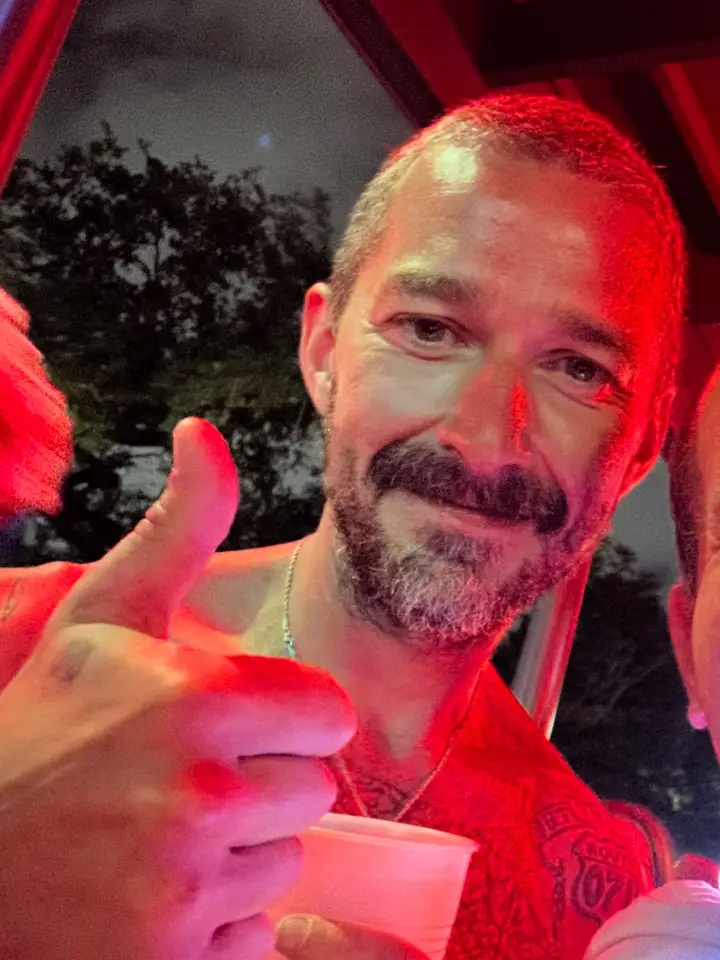 Pictures of Shia LaBeouf attending Mardi Gras by himself shirtless have been appearing on the internet (X)