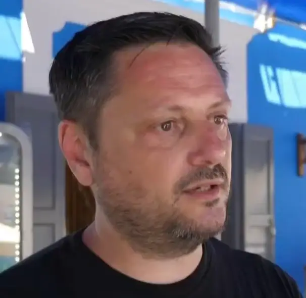 The body was spotted by a cameraman who was part of the search effort. (Sky News) 