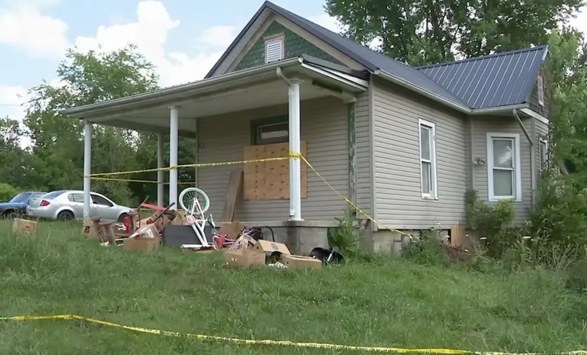 The children were rescued from the property on 30 June (WSYX ABC 6)