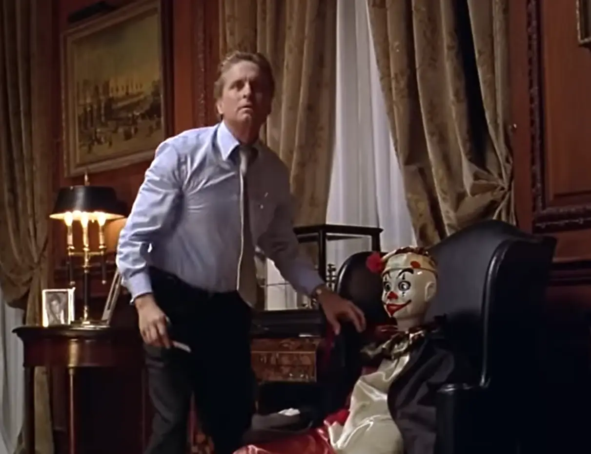 That is one creepy looking doll. (PolyGram Films)