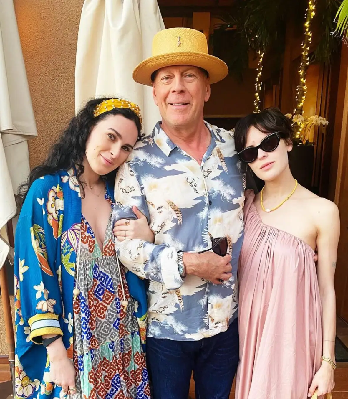 Rumer Willis has said her father is doing 'so good'. (Instagram/@rumerwillis)