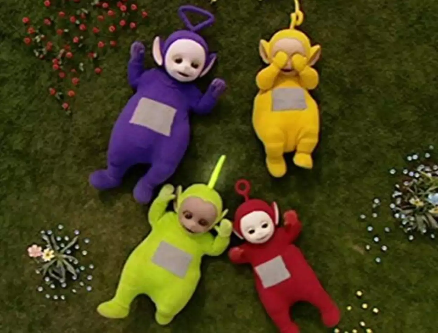 That's him on the top left playing Tinky Winky. (BBC)
