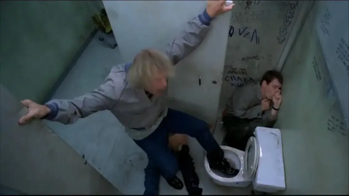 Fortunately Harry arrives just in time.