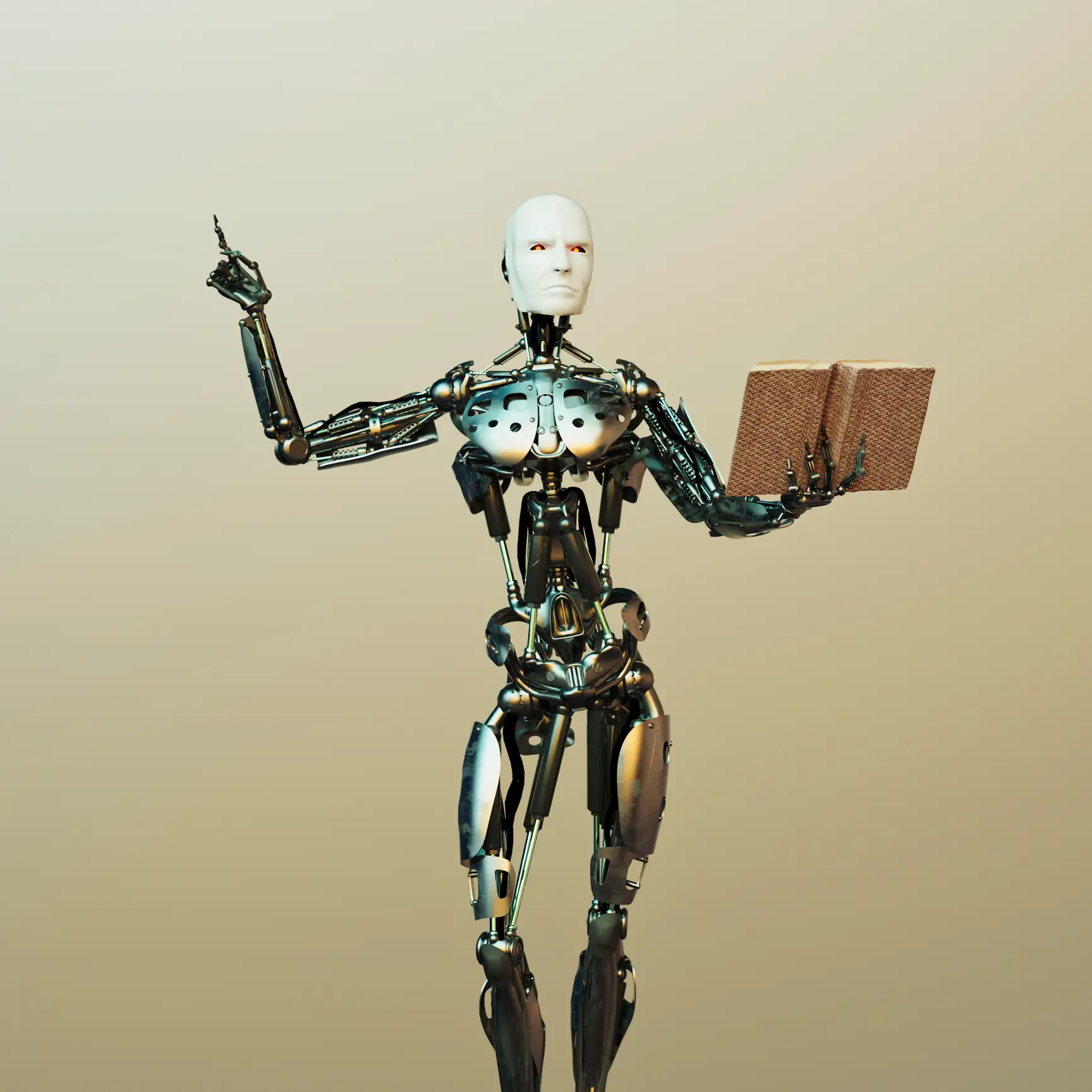 Who wouldn't want to read a book written by a robot with no human experience (Getty Stock)