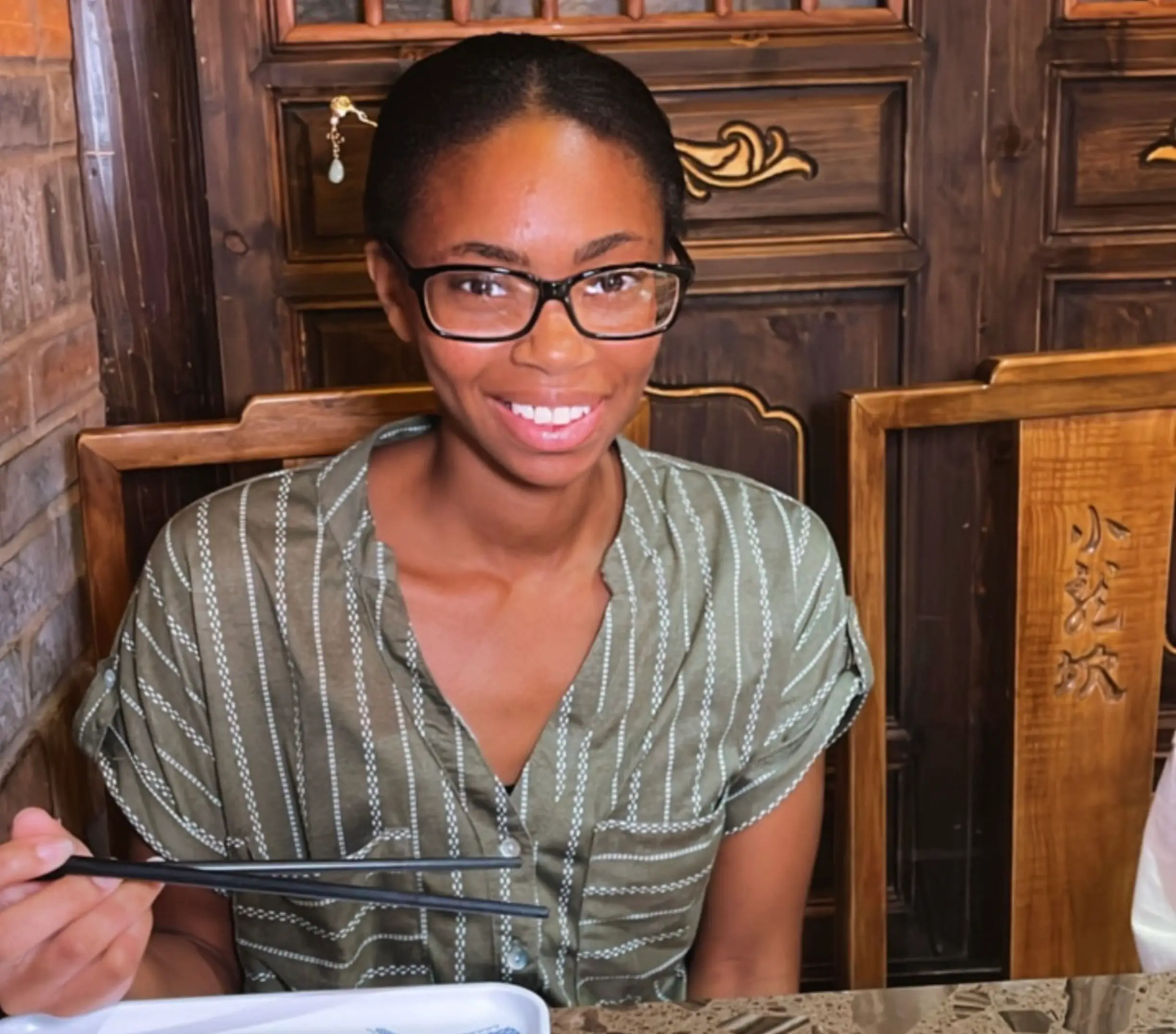 Elezha Hudson is staying completely celibate and 'kissless' until she heads down the aisle (Kennedy News and Media)