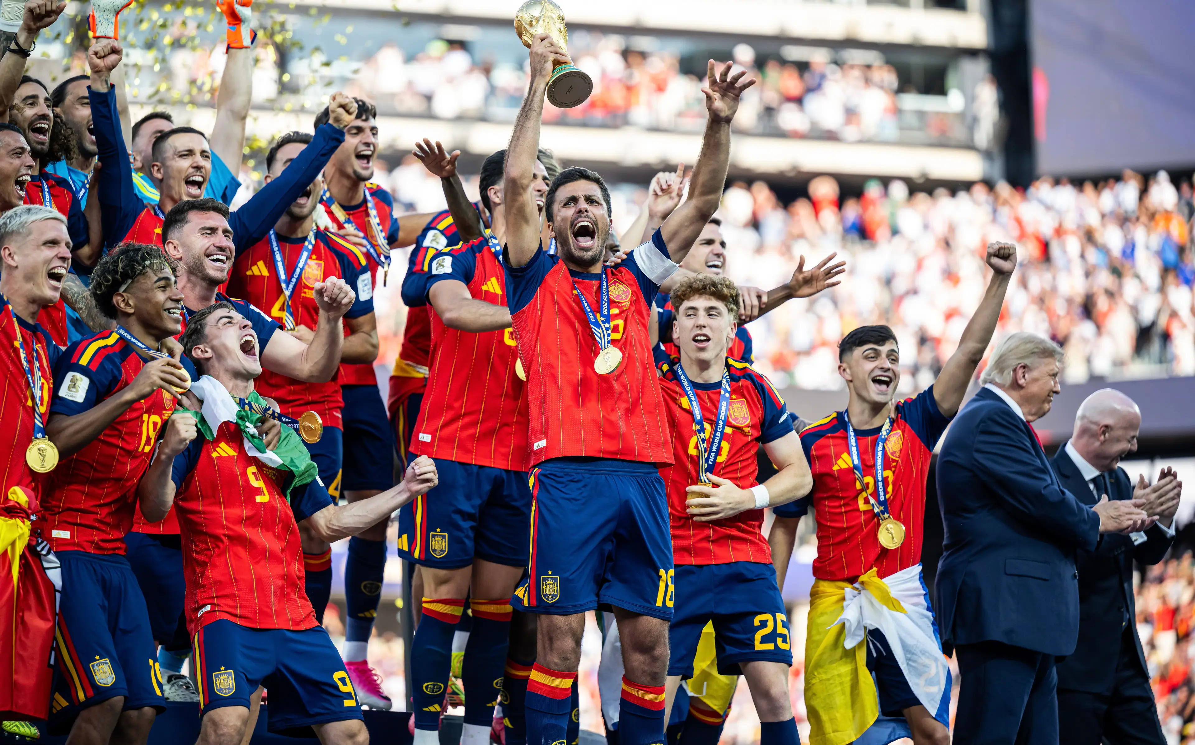 Spain won the 2026 World Cup after beating Argentina 1-0 (Marvin Ibo Guengoer - GES Sportfoto/Getty Images)