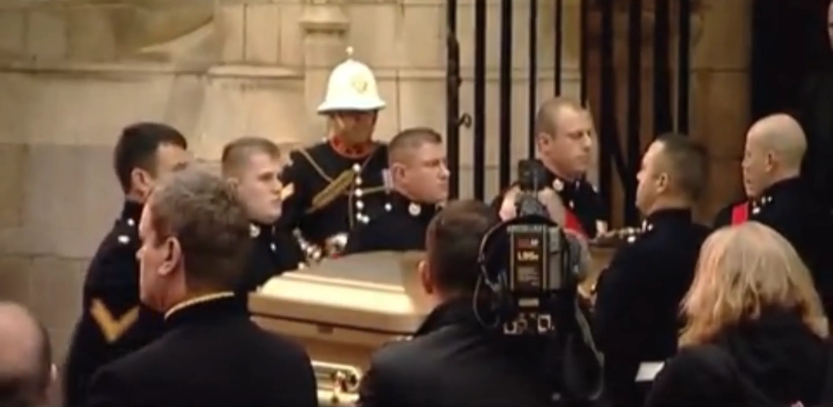 Savile's funeral was a massive event.