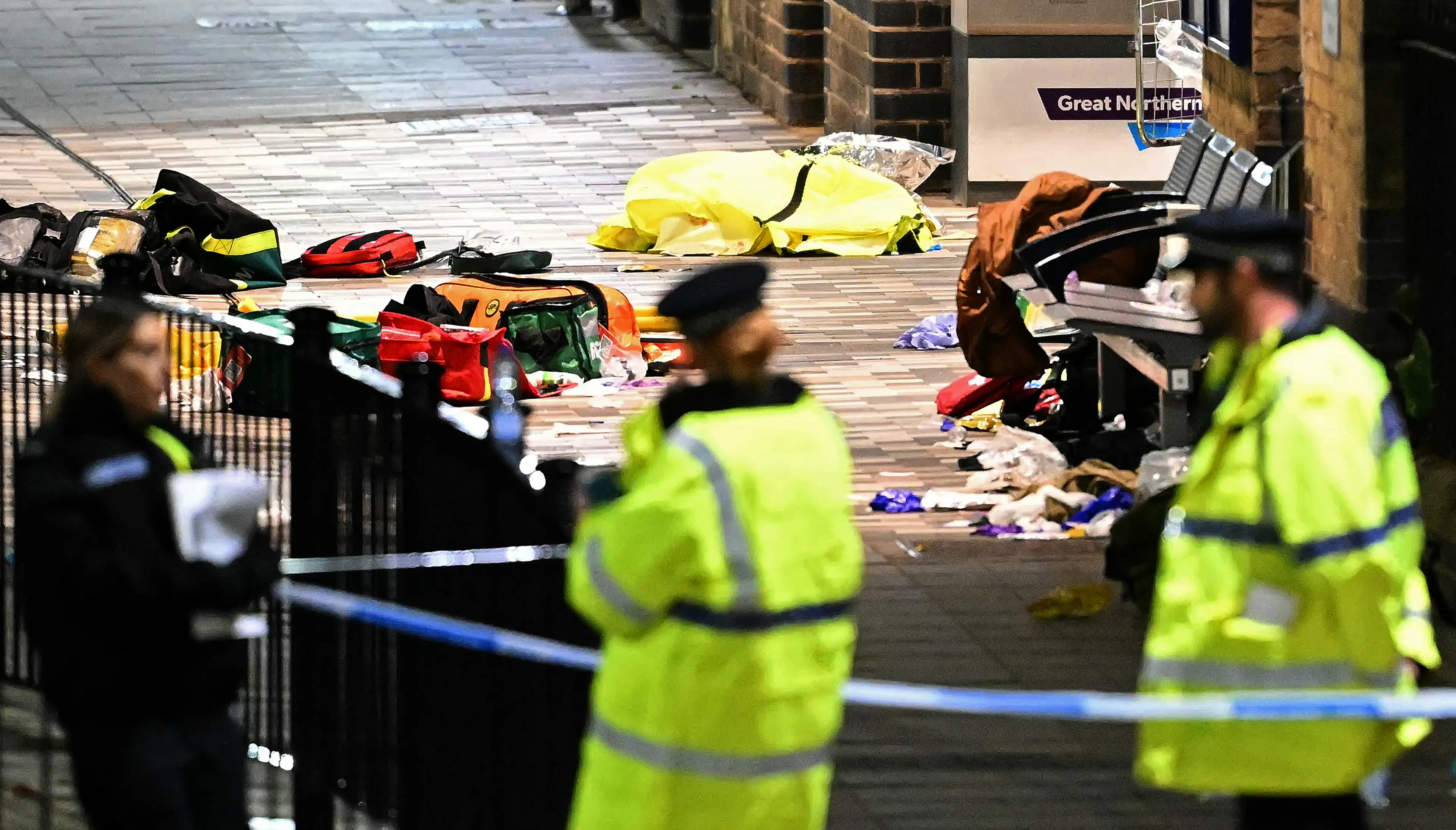 Anthony Williams, 32, has been charged in wake of the mass stabbing on the train to King's Cross (JUSTIN TALLIS/AFP via Getty Images)