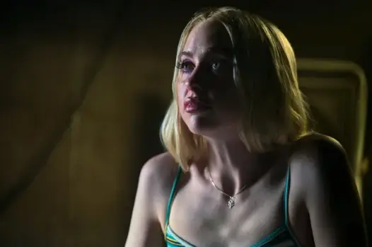 Another moment sees Chloe Cherry's Faye having sex with a Nazi-supporting drug dealer (HBO)