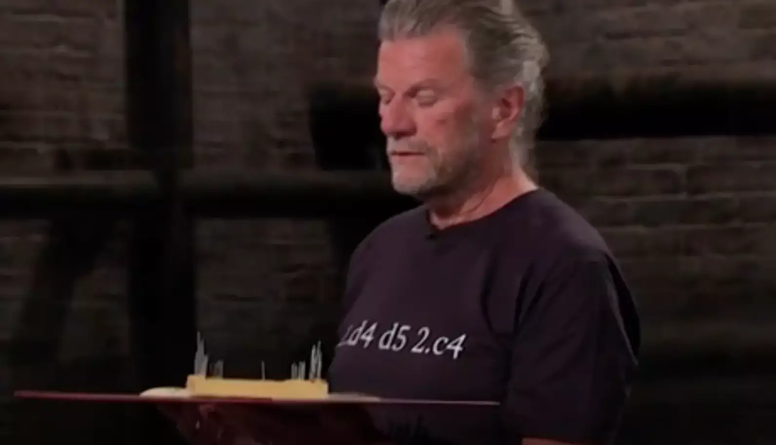 David appeared on the show back in January.