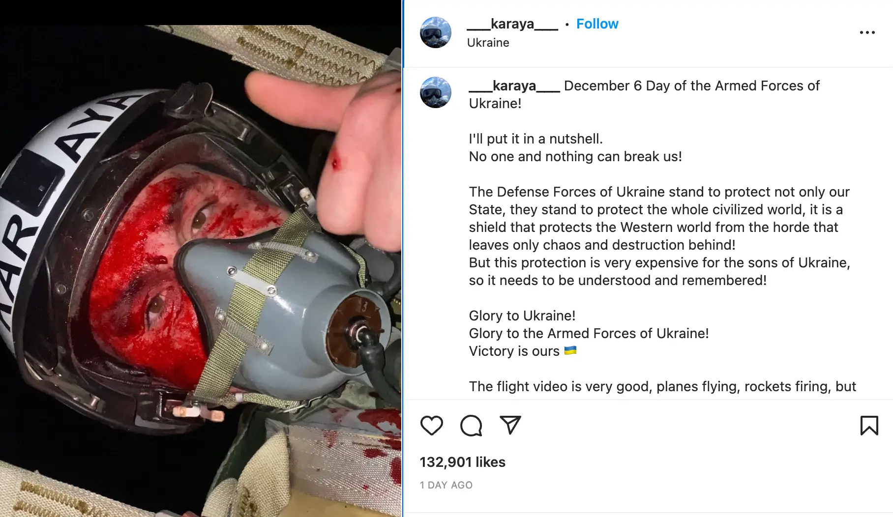 The pilot shared the picture to show life 'behind the scenes'.