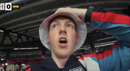 The streamer accused another fan of making racist comments towards the Ghanaian team (Angry Ginge)