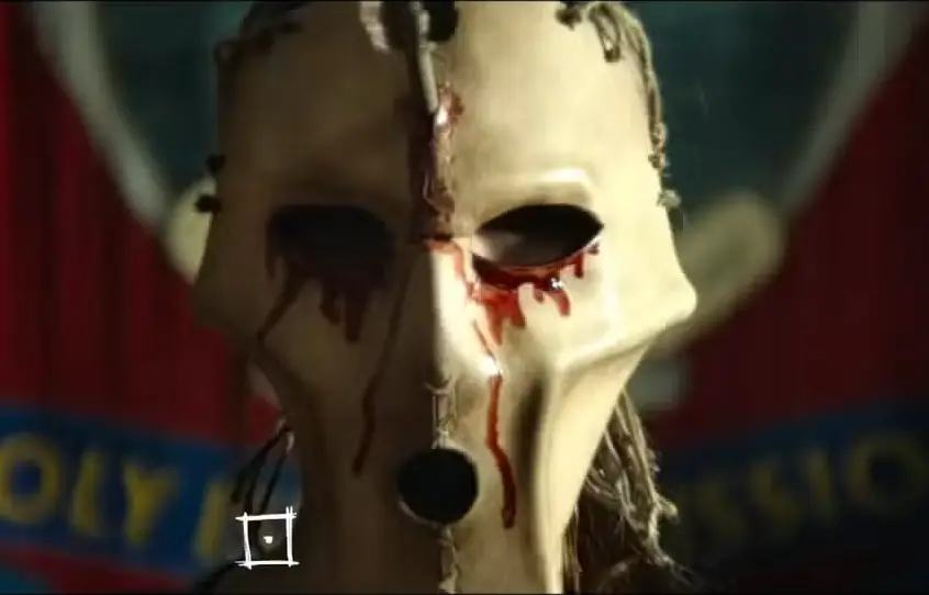 The symbol in the bottom left is part of a cipher (Sony)