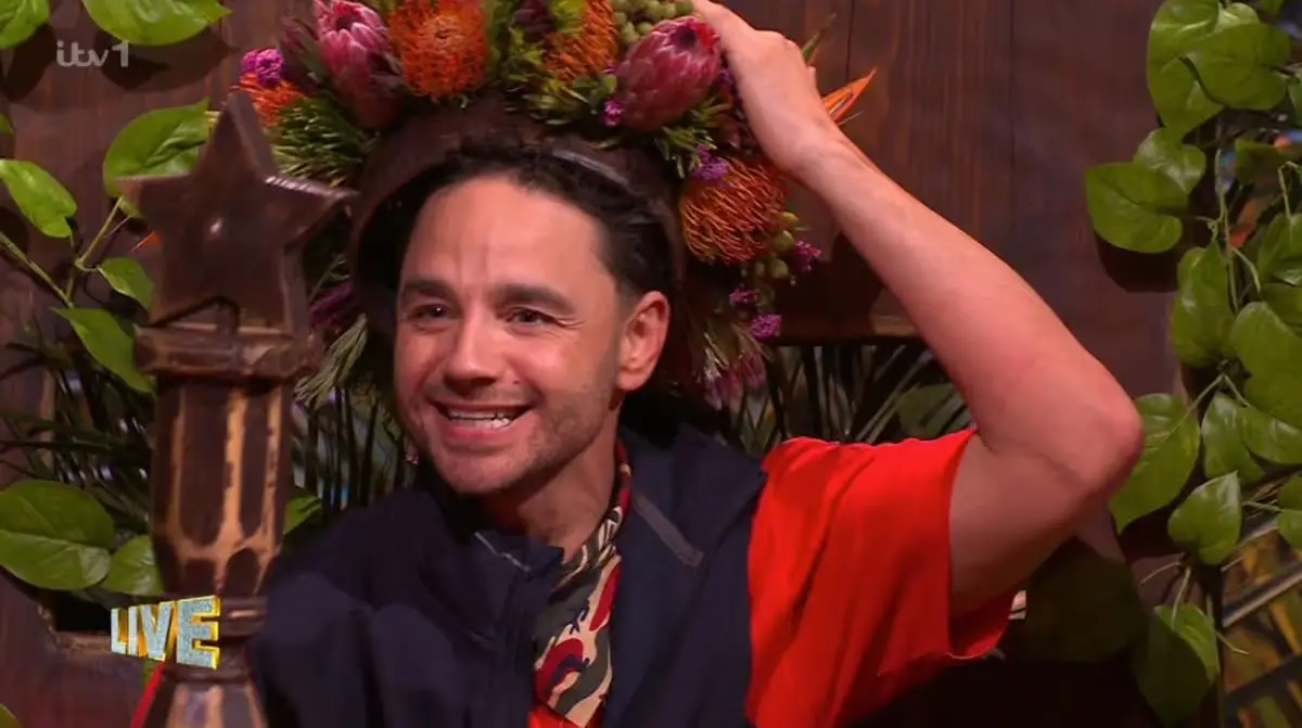 Adam Thomas was at the centre of a hectic I’m A Celebrity… Get Me Out of Here! South Africa final (ITV)