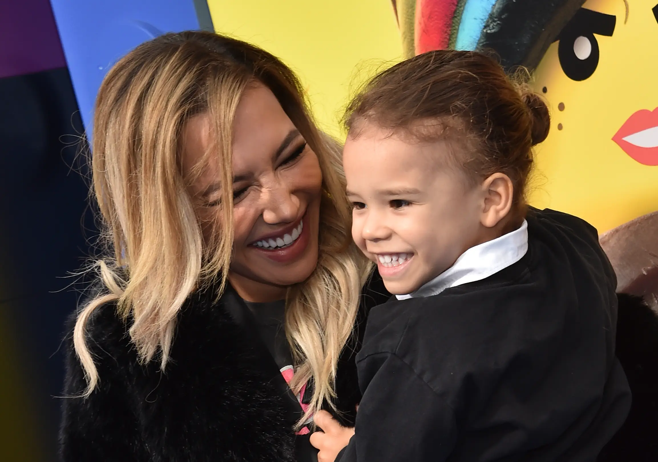 Rivera with Josey (CHRIS DELMAS/AFP via Getty Images)