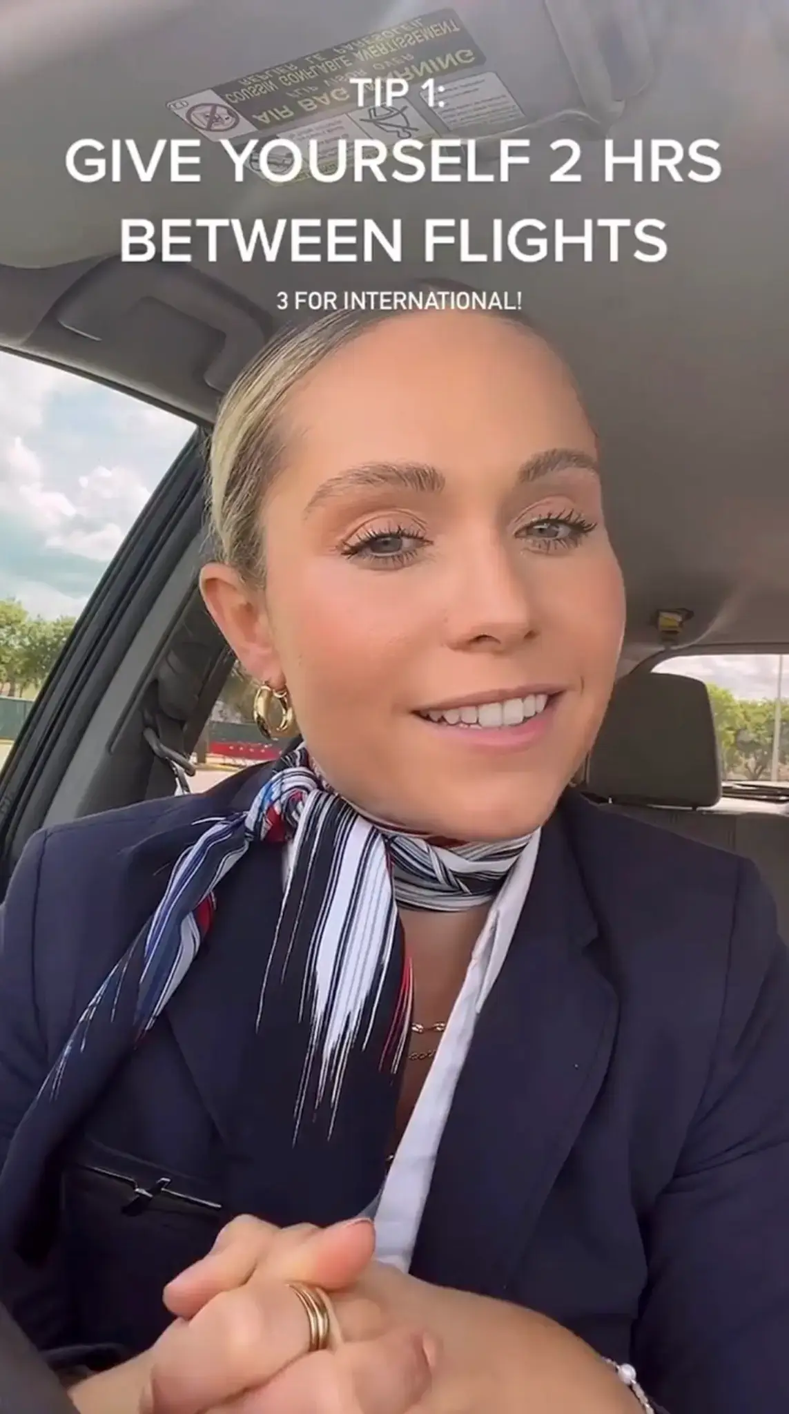 Flight attendant Caroline has shared some tips for booking flights.
