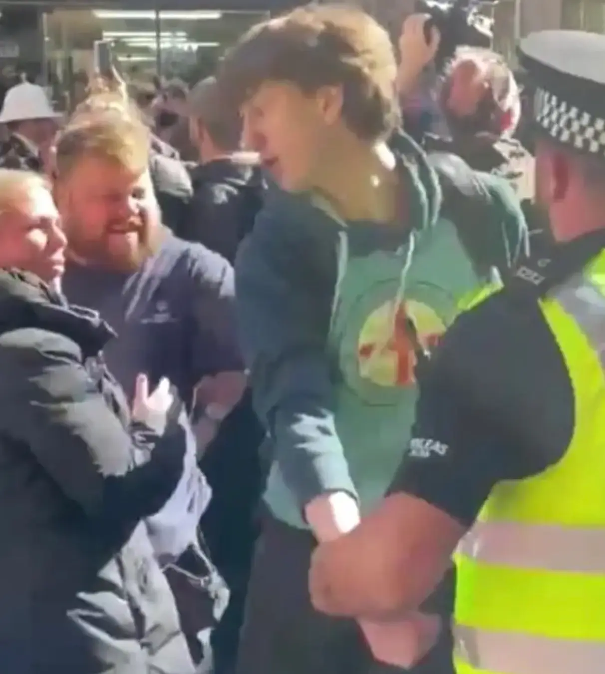 A man was arrested earlier this year for shouting abuse at Prince Andrew.