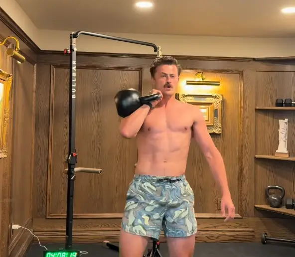 He shares his workout routines online, but he doesn't monetise on Instagram and YouTube so he makes nothing there (dailyrepsguy / Instagram)