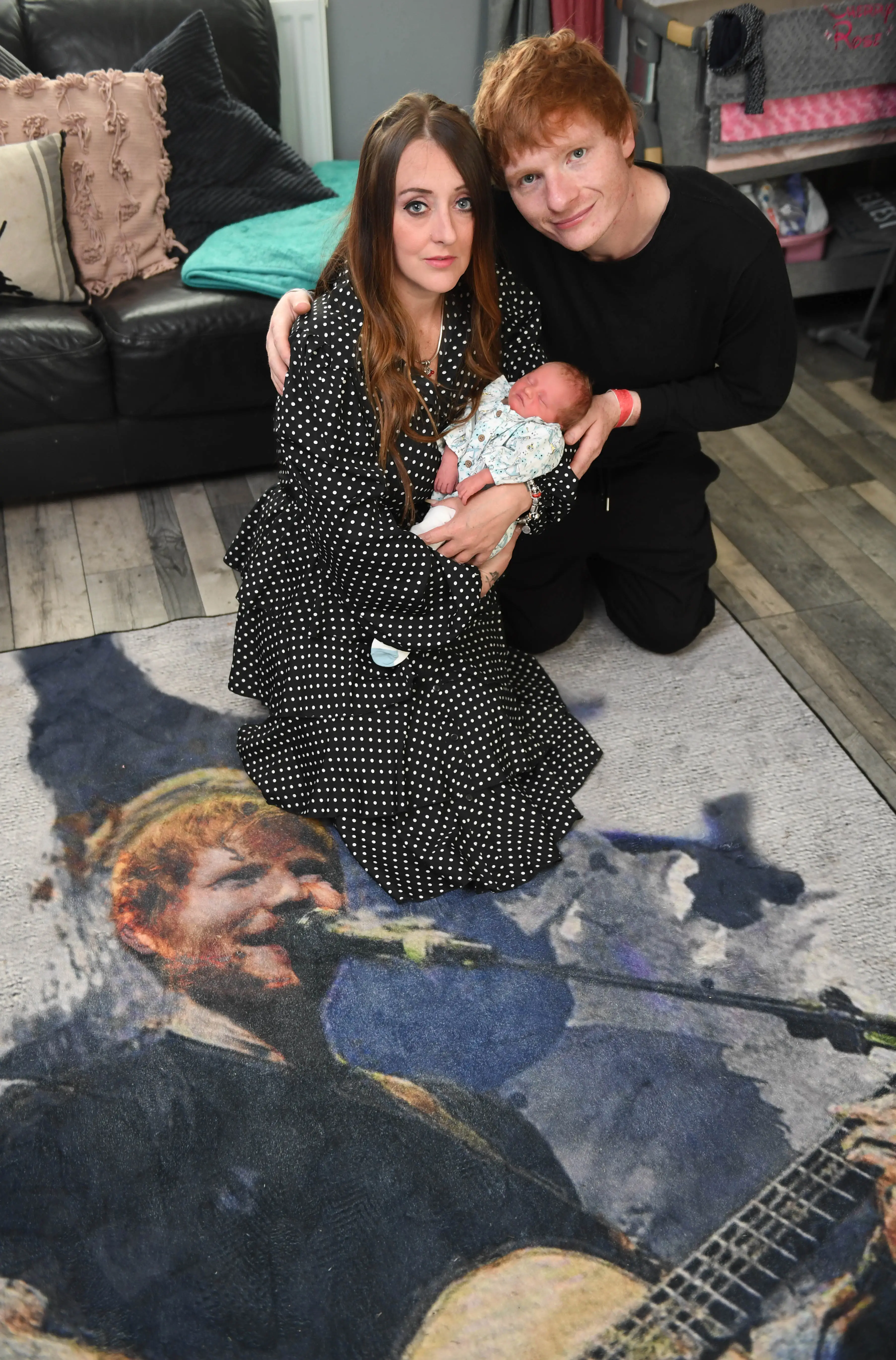 They're hoping the baby will grow to love Sheeran's music.