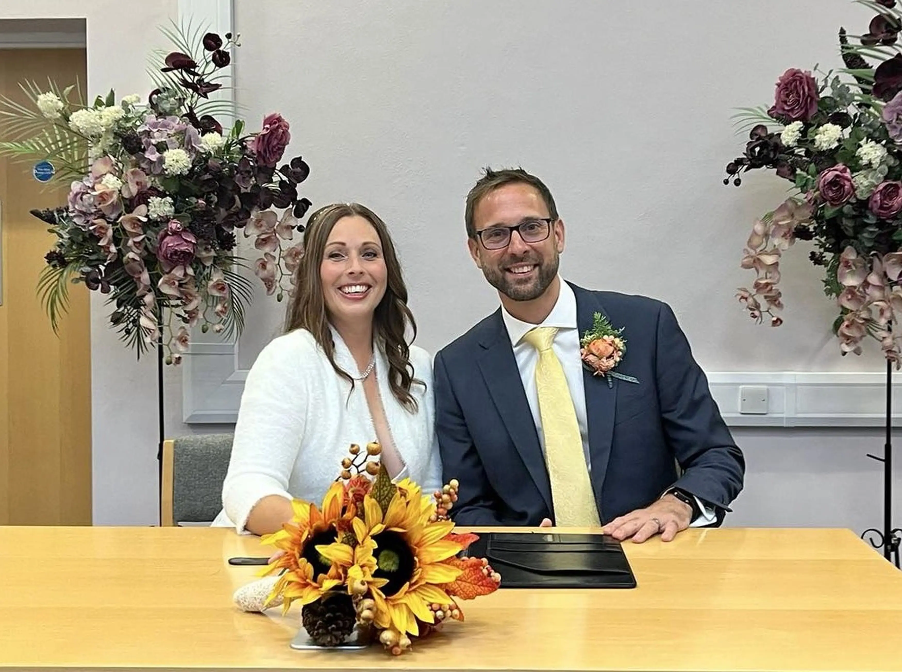 Andrew Fildes made the worst mistake on his wedding day (Kennedy News and Media)