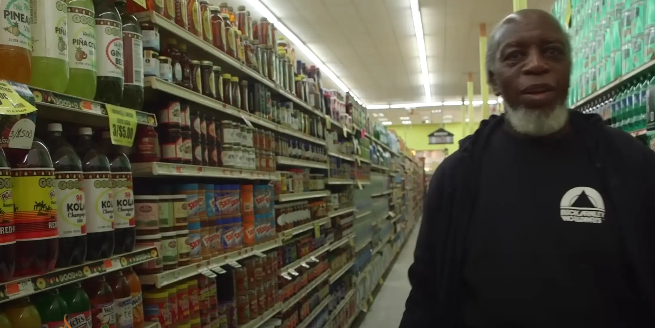 Even the supermarket shelves are a lot different in comparison to the late 1960s (YouTube/Al Jazeera)