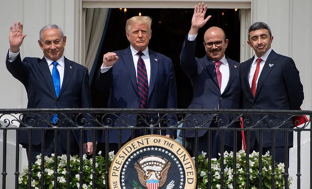 Trump wants more countries to join the Abraham Accords and normalise relations with Israel (SAUL LOEB/AFP via Getty Images)