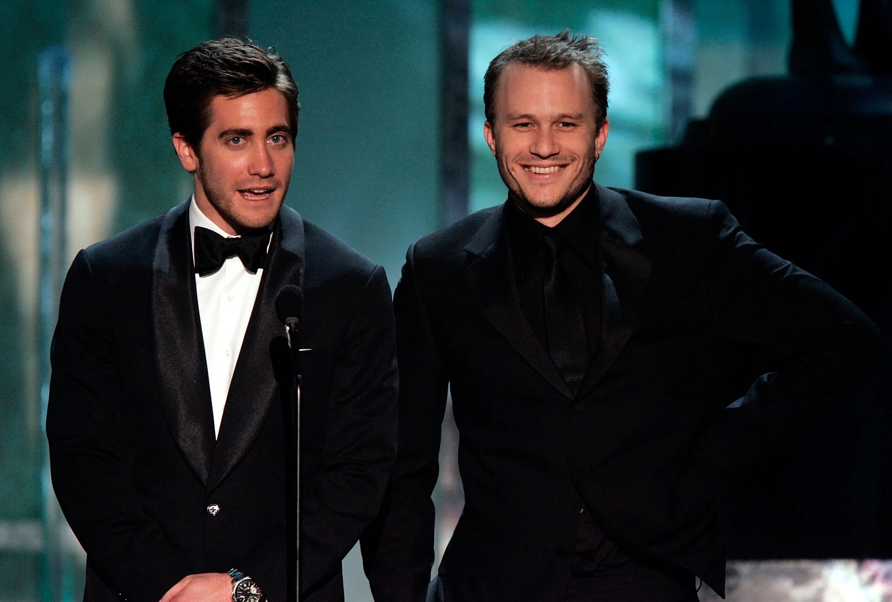 The actors, seen at the Screen Actors Guild Awards in 2006, were supposed to present at the Oscars in 2007 (Kevin Winter/Getty Images)