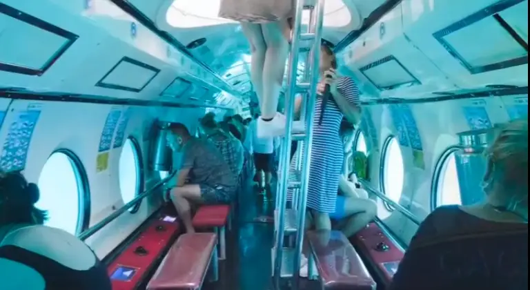 Inside the Sindbad submarine (Facebook)