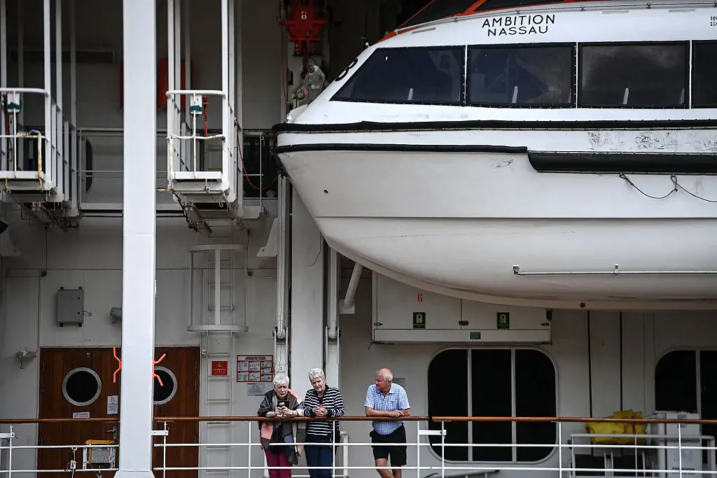 Passengers have said things remind them of the days of Covid but the crew are 'doing their best' (Christophe ARCHAMBAULT / AFP via Getty Images)