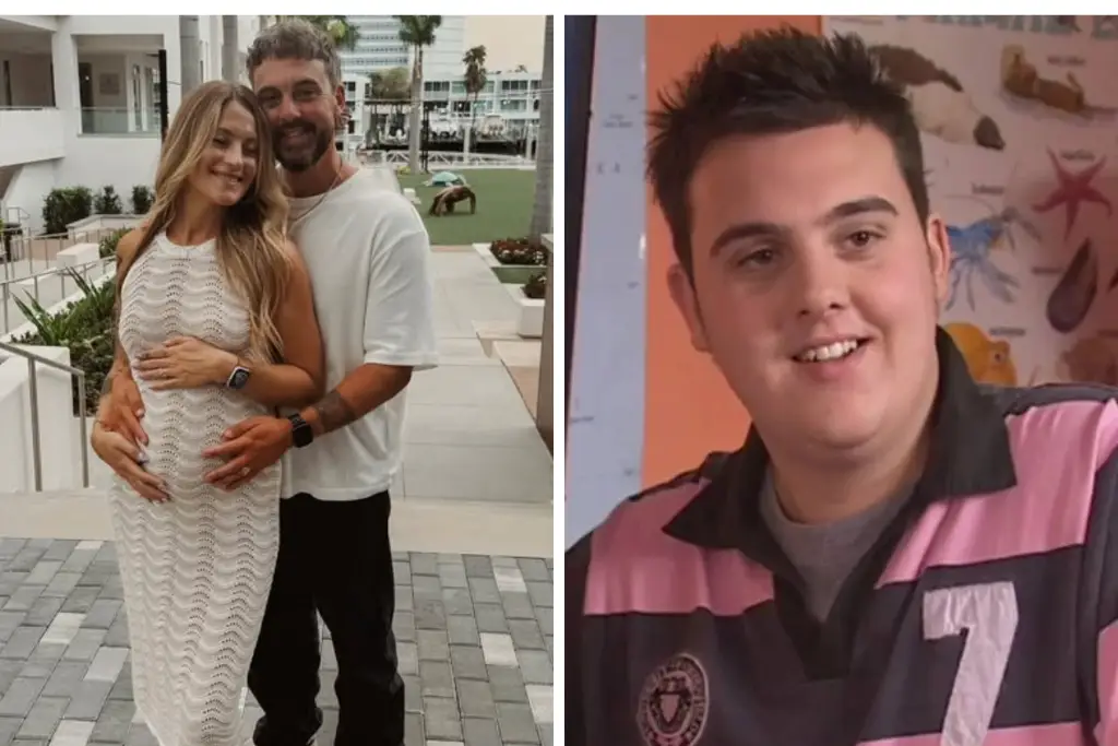 Ben Hanson is now a personal trainer and proud father (Instagram/@benj.hanson and BBC)