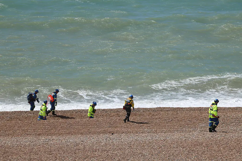 The bodies of Jane Adetoro, Christina Walters, and Rebecca Walters were pulled from the water on 13 May (Bryn Lennon/Getty Images)