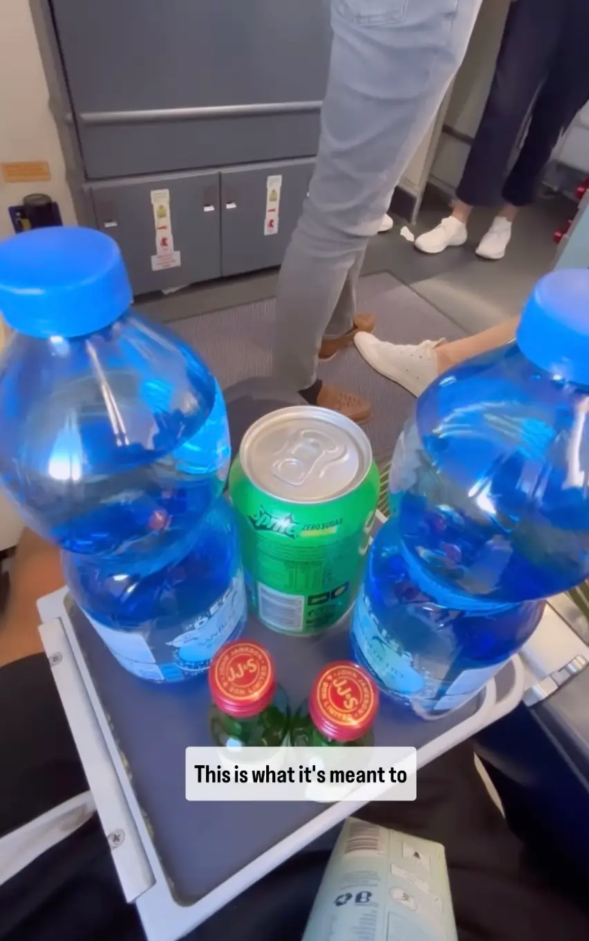 He was left stunned when he realised he had to mix it up himself (Instagram/@martyguilfoyle)