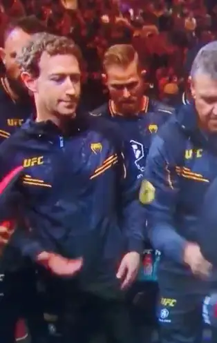 Mark Zuckerberg walked out Alex Volkanovski at UFC 298.