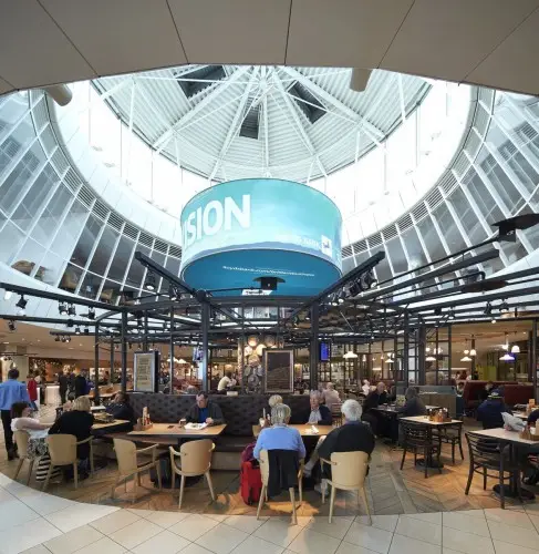 The Lion and Antelope bar in Terminal 3 of Manchester Airport. (Manchester Airport Holdings)