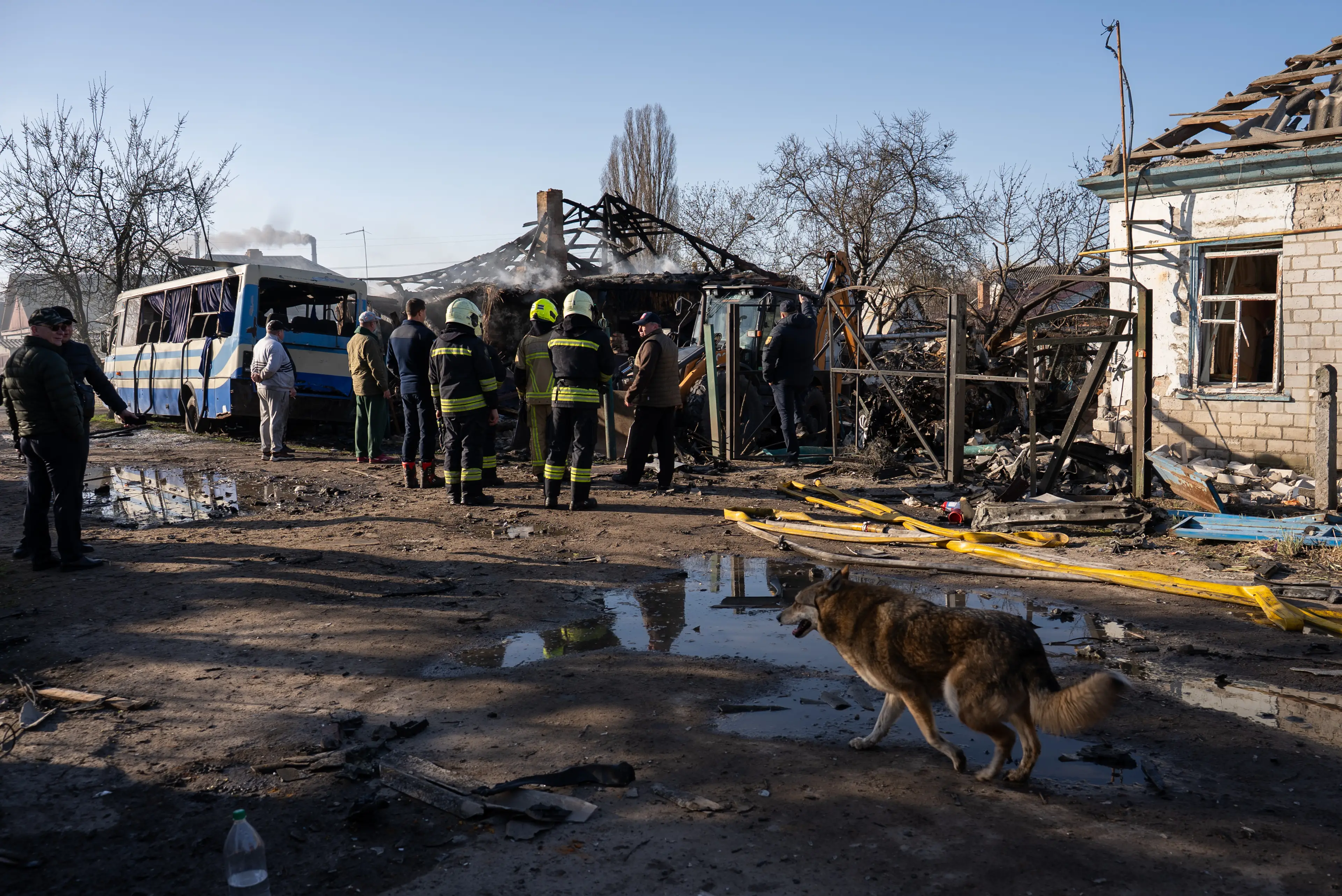 Russia's deadly attacks on Ukraine continue. (Anna Ischenko/Suspilne Ukraine/JSC "UA:PBC"/Global Images Ukraine via Getty Images)