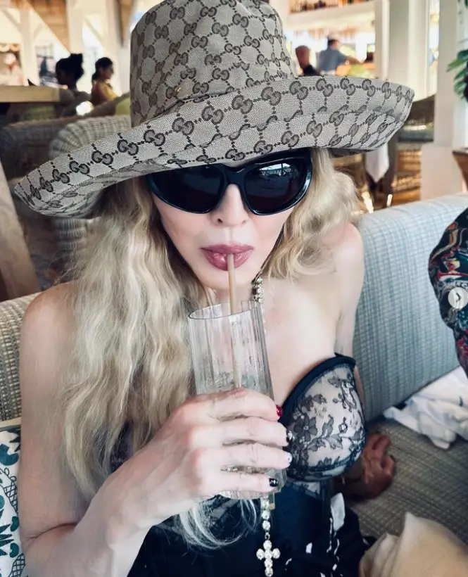 The trio had to convince Madonna to licence. (Instagram/Madonna)