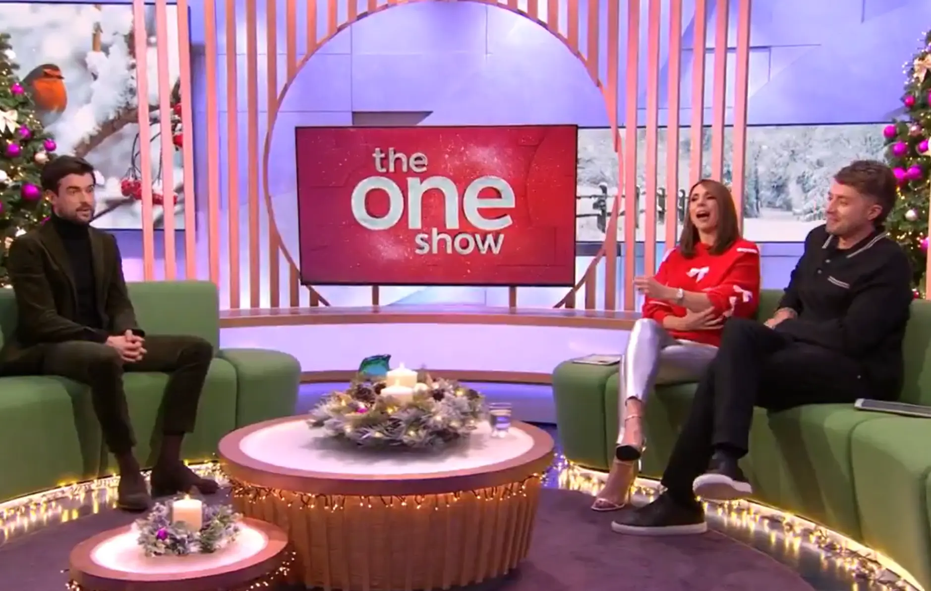 Alex Jones said 'we will move past that' after Whitehall made a Gregg Wallace joke. (BBC)