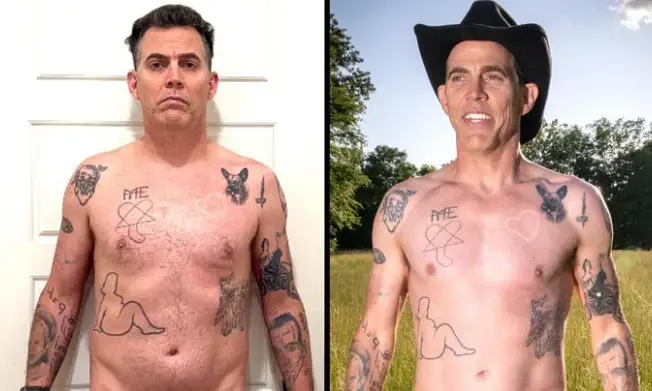 Steve-O was on a mission to lose weight. (Instagram/@steveo)