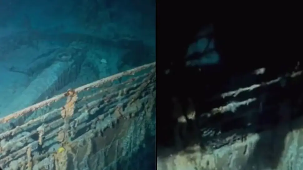 Titanic Explorers Lose Light As They Search Through Wreck In Terrifying New Footage
