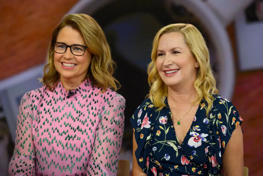 Fischer started a podcast with Angela Kinsey (Nathan Congleton/NBC/NBCU Photo Bank via Getty Images)
