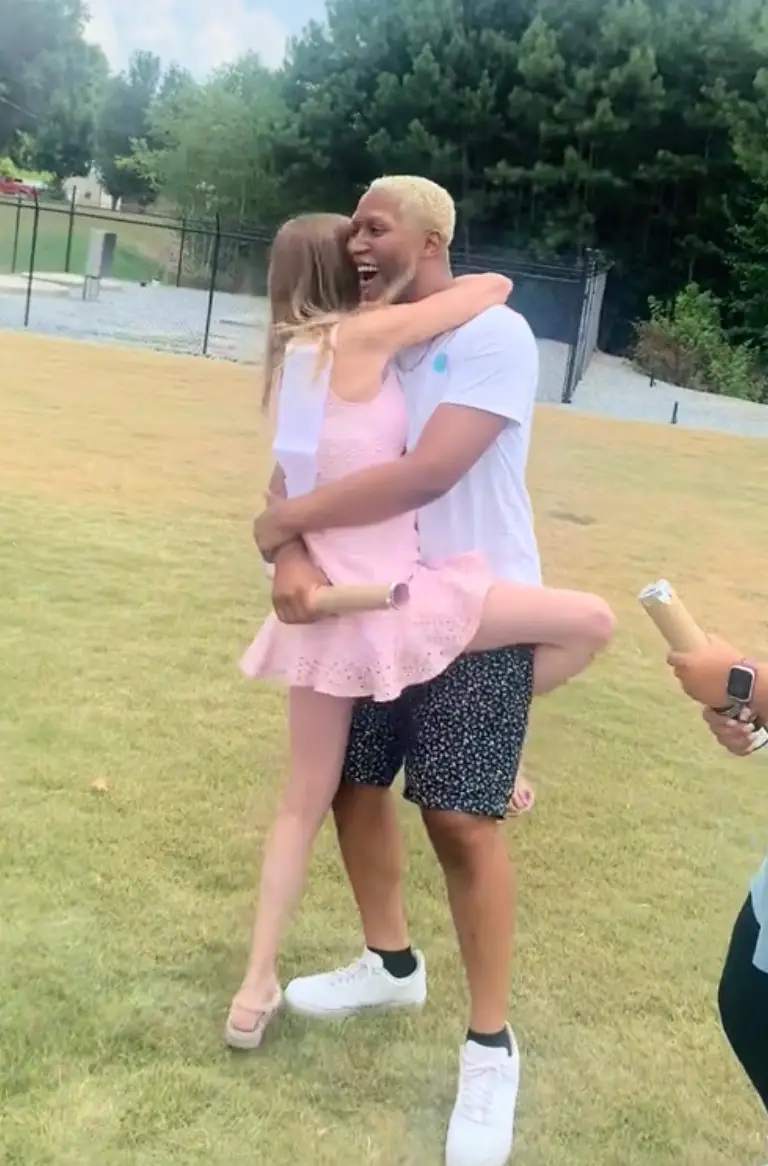 The pair were overjoyed to be having a girl. (Media Drum World)